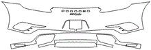 Rear Bumper Kit | PORSCHE 911 TURBO CABRIOLET 2019