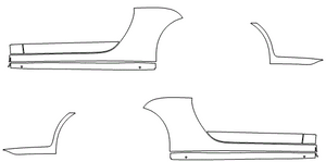 Rocker Panel Kit  | PORSCHE 911 SPEEDSTER 2020