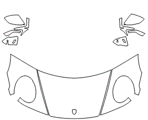 Standard Hood Fender & Mirror Kit | PORSCHE 911(992) CARRERA 4S CABRIOLET 2021