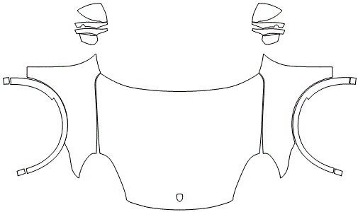 Full Hood & Fender + Mirror Kit | PORSCHE CAYENNE GTS 2018