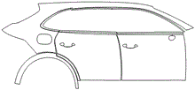 Right Side Kit | PORSCHE CAYENNE TURBO 2021