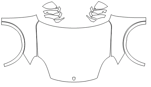 Full Hood & Fender + Mirror Kit | PORSCHE CAYENNE COUPE TURBO S E-HYBRID 2020