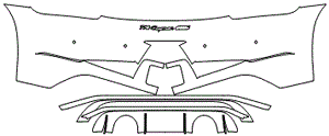 Rear Bumper Kit | PORSCHE 718 CAYMAN GTS 2022