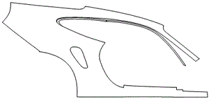 Right Side Rear Fender Kit | PORSCHE 911 (992) TURBO COUPE 2021