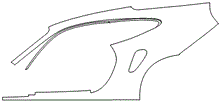 Left Side Rear Fender Kit | PORSCHE 911 (992) TURBO COUPE 2021