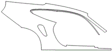 Right Side Rear Fender Kit | PORSCHE 911 (992) TURBO COUPE 2021
