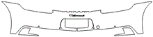 Rear Bumper Kit | PORSCHE 911(992) CARRERA S CABRIOLET 2020