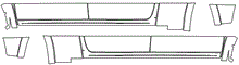 Rocker Panel Kit| RAM 1500 OUTDOORSMAN 2017