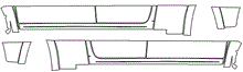 Rocker Panel Kit| RAM 1500 OUTDOORSMAN 2017