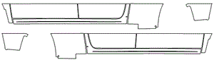 Rocker Panel Kit| RAM 1500 TRADESMAN 2015