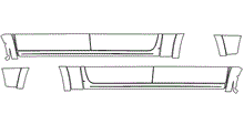 Rocker Panel Kit| RAM 1500 LARAMIE 2015