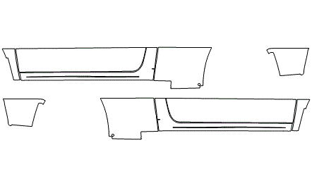 Rocker Panel Kit| RAM 1500 TRADESMAN 2018