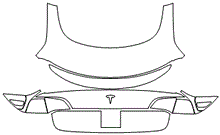 Trunk Lid Kit | TESLA MODEL 3 2022