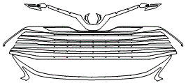 Grille Kit | TOYOTA CAMRY HYBRID LE XLE 2020