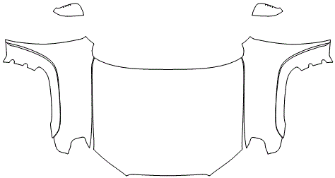 Full Hood & Fender + Mirror Kit | TOYOTA 4RUNNER SR5 2018