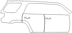 Right Side Kit | TOYOTA 4RUNNER TRD PRO 2022