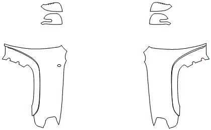 Full Fender and Mirror Kit | TOYOTA 4RUNNER TRD OFFROAD 2018