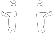 Full Fender and Mirror Kit | TOYOTA 4RUNNER TRD PRO 2016