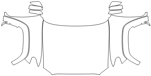 Full Hood & Fender + Mirror Kit | TOYOTA TACOMA  DOUBLE CAB LIMITED 2016