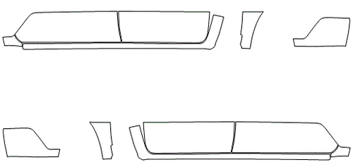 Rocker Panel Kit | TOYOTA TACOMA DOUBLE CAB SR 2020