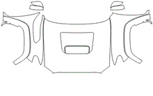 Full Hood & Fender + Mirror Kit | TOYOTA TACOMA ACCESS CAB TRD SPORT 2016