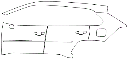 Left Side Kit - Door Trim Location Inconsistent | TOYOTA RAV4 US LIMITED 2019