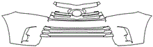 Grille and Bumper Kit | TOYOTA HIGHLANDER HYBRID 2018