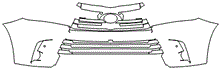 Grille and Bumper Kit | TOYOTA HIGHLANDER HYBRID 2018