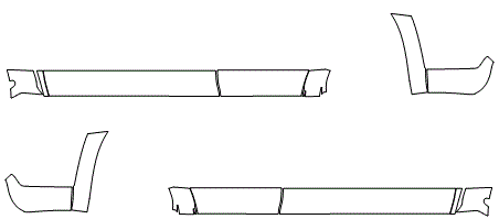 Rocker Panel Kit | TOYOTA 4RUNNER SR5 2019 – PAINTPROTECTIONFILM.CA