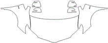 Full Hood & Fender + Mirror Kit WITHOUT Mudguards