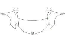 Full Hood & Fender + Mirror Kit WITHOUT Mudguards
