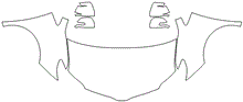 Full Hood & Fender + Mirror Kit WITHOUT Mudguards