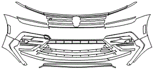 Bumper Kit | VOLKSWAGEN TIGUAN SE R-LINE 2021