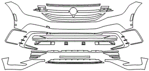 Bumper Kit | VOLKSWAGEN TIGUAN SE R-LINE -- SEL - R-LINE 2022