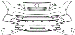 Bumper Kit | VOLKSWAGEN TIGUAN SE R-LINE -- SEL - R-LINE 2022