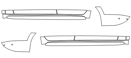 Rocker Panel Kit | VOLVO V90 CROSS COUNTRY 2022