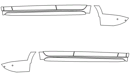 Rocker Panel Kit | VOLVO V90 CROSS COUNTRY 2022 – PAINTPROTECTIONFILM.CA