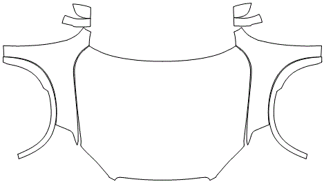 Full Hood & Fender + Mirror Kit | VOLVO XC90 BASE 2016