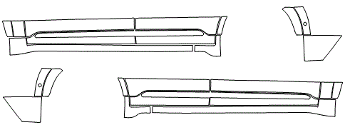 Rocker Panel Kit | VOLVO XC90 INSCRIPTION 2017 – PAINTPROTECTIONFILM.CA