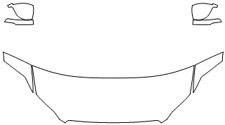 Partial Hood Fender & Mirror kit | VOLVO XC60 MOMENTUM 2018