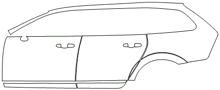 Left Side Kit | 2019 VOLVO V90 CROSS COUNTRY