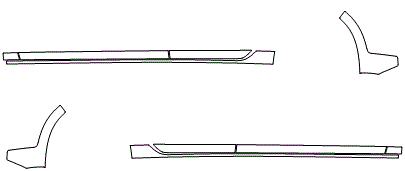 Rocker Panel Kit | VOLKSWAGEN GOLF 2018