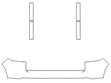 Rear Bumper Kit | VOLKSWAGEN ATLAS CROSS SPORT 2020